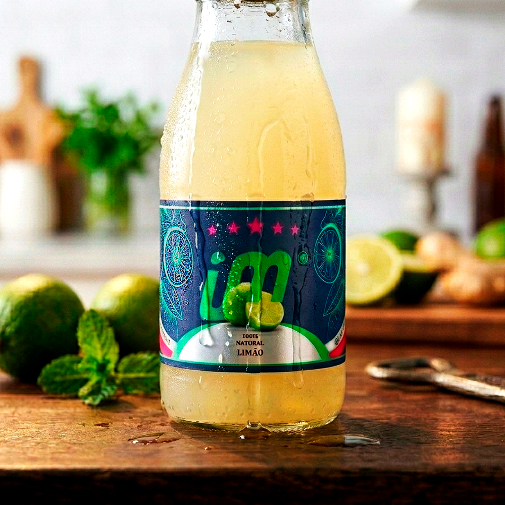 Rótulo para Garrafa de Suco