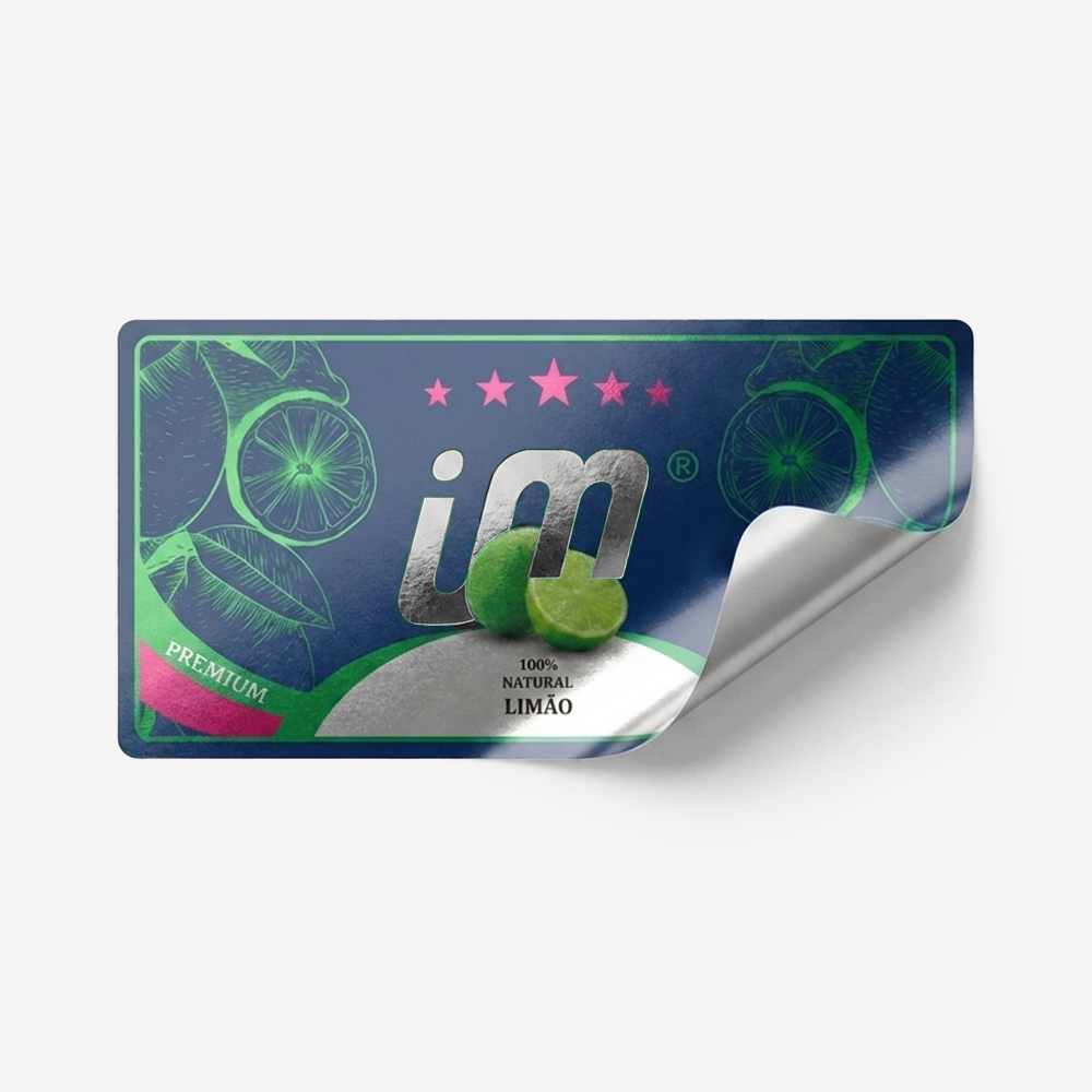Rótulo para Garrafa de Suco