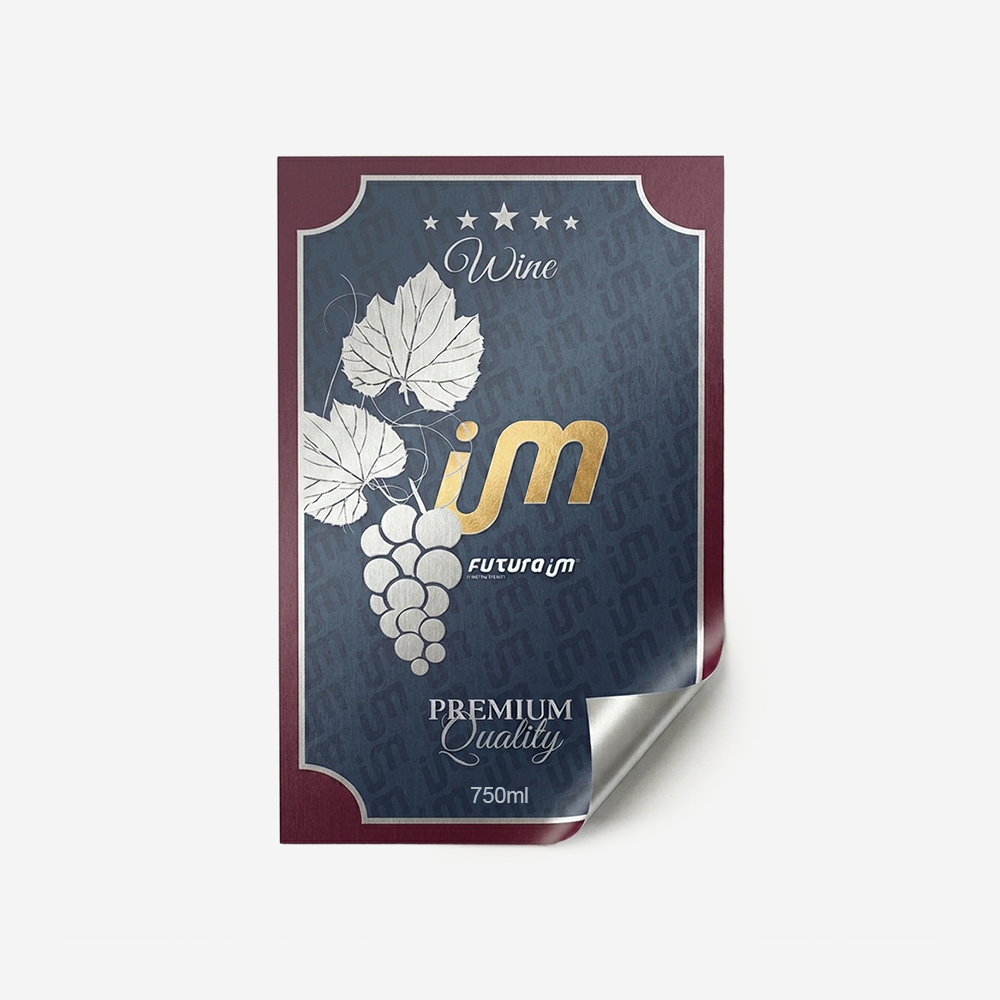 Rótulo para Garrafa de Vinho