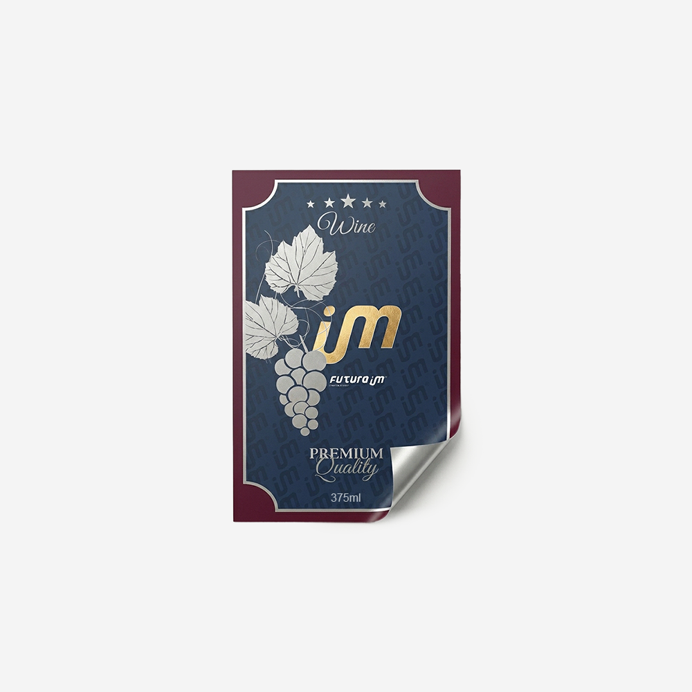 Rótulo para Garrafa de Vinho