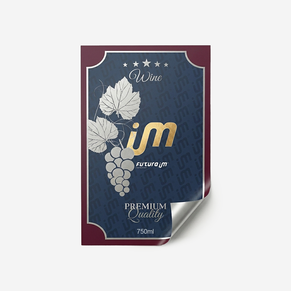 Rótulo para Garrafa de Vinho