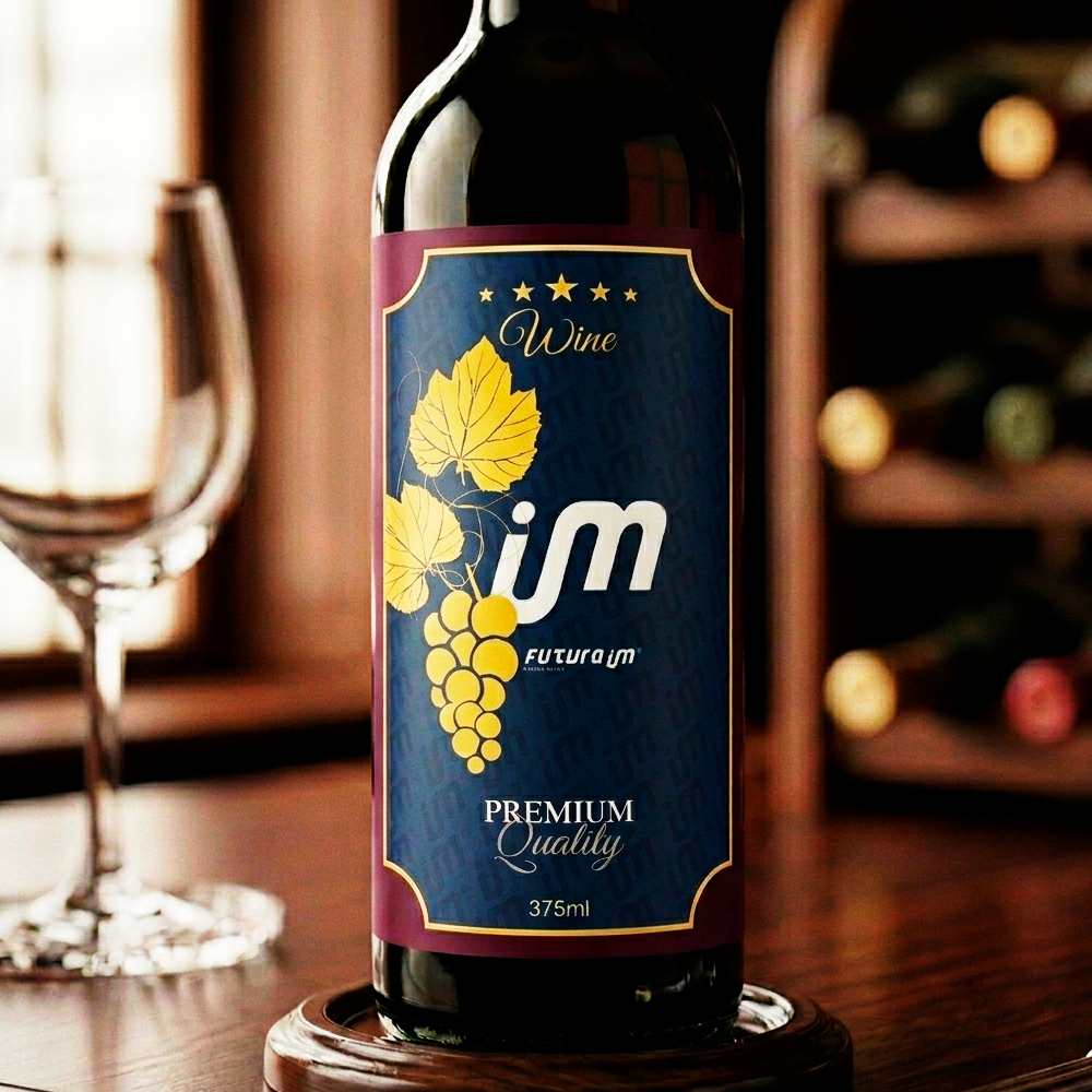 Rótulo para Garrafa de Vinho