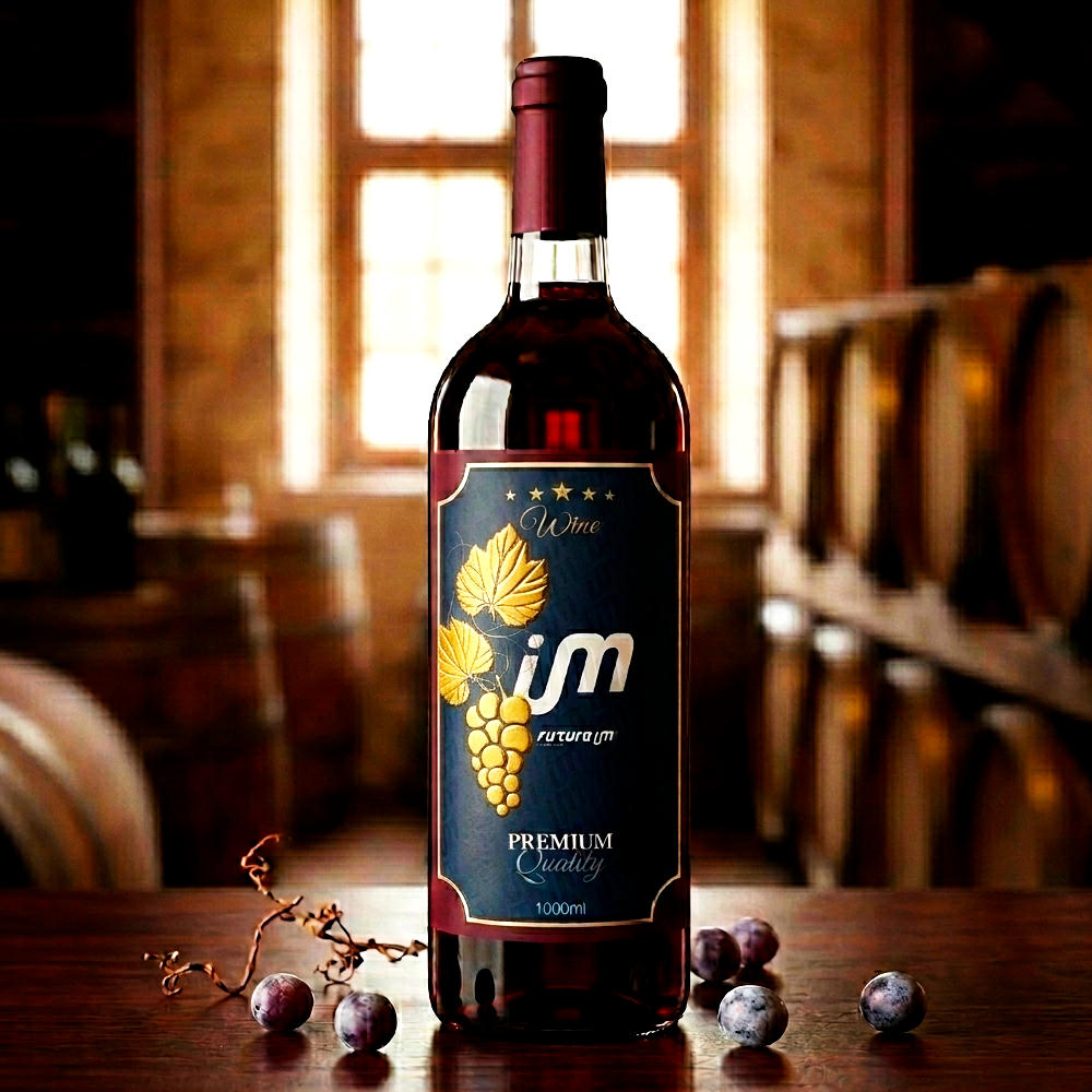 Rótulo para Garrafa de Vinho