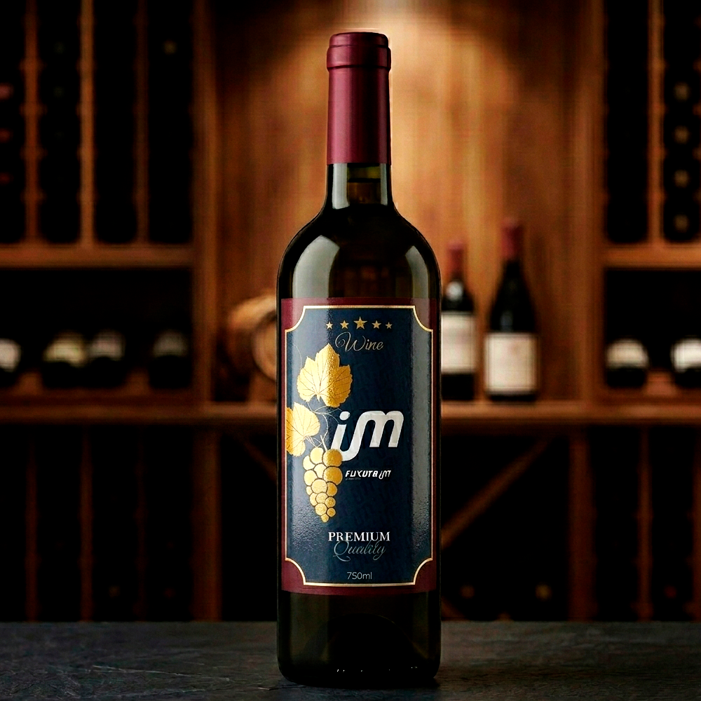 Rótulo para Garrafa de Vinho