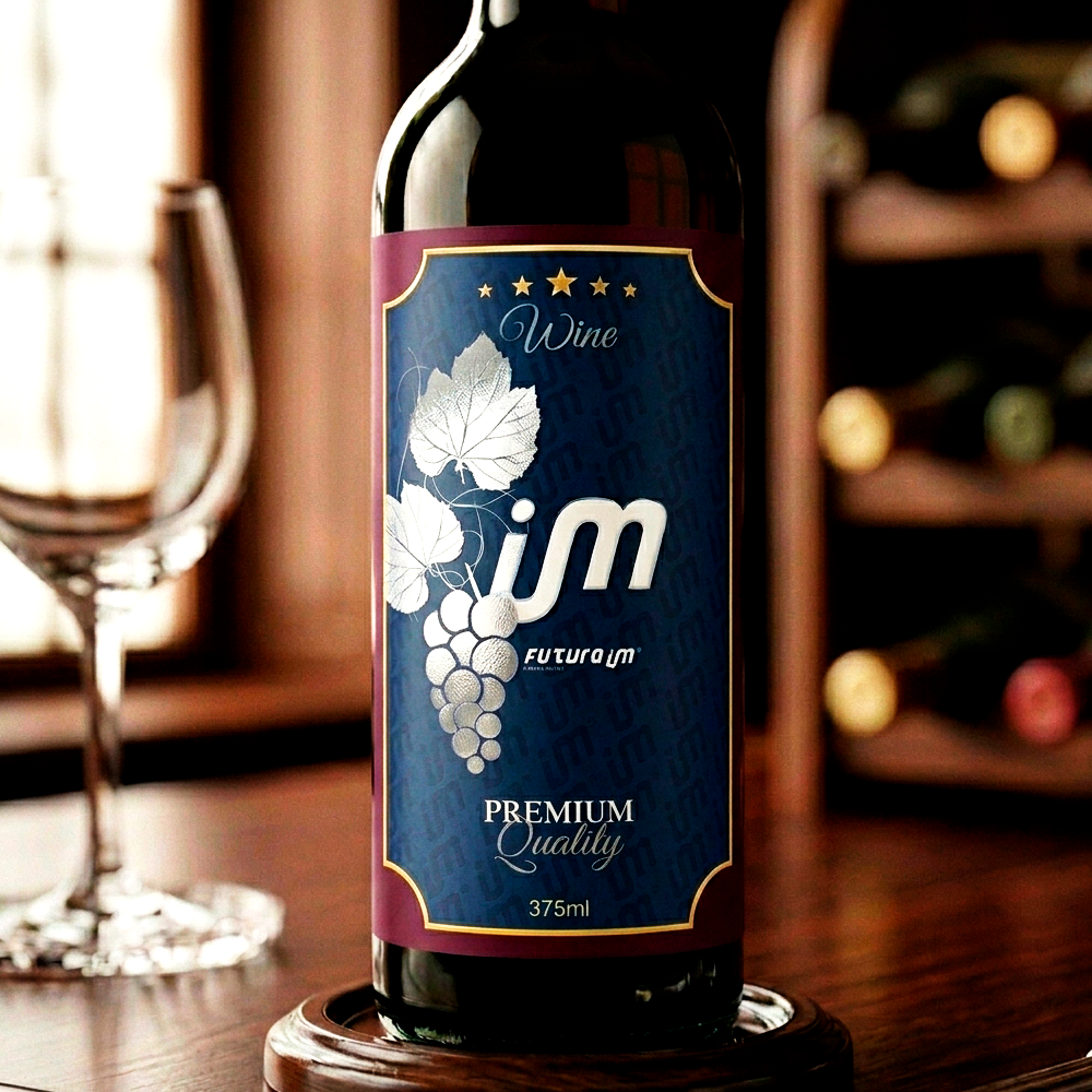 Rótulo para Garrafa de Vinho
