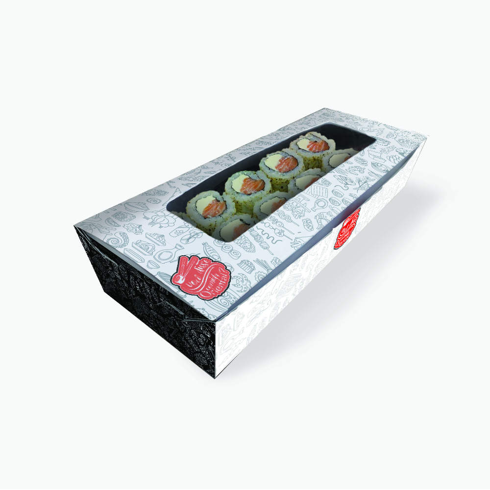 Embalagem para Sushi, Sashimi e Combinados Padrão