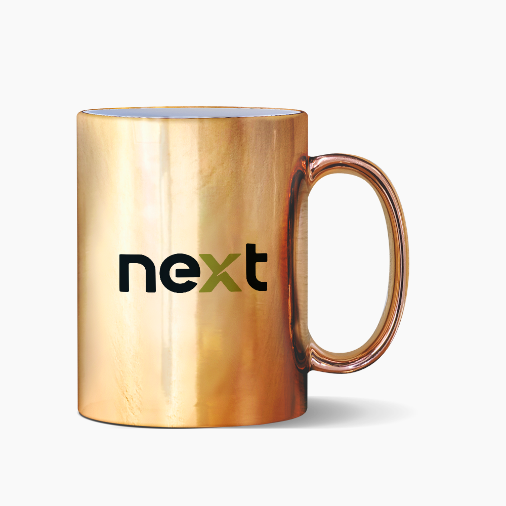 Caneca Cromada Dourado