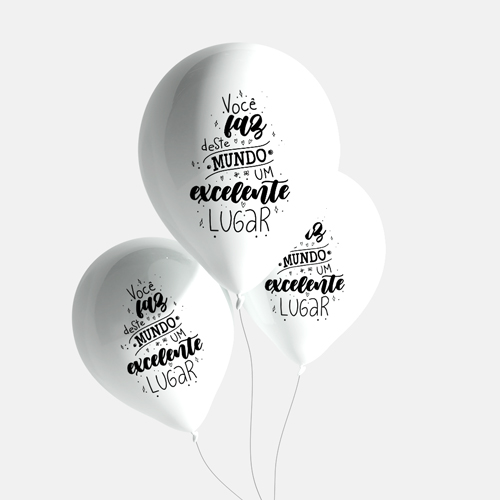 Bexiga e Balão Personalizado
