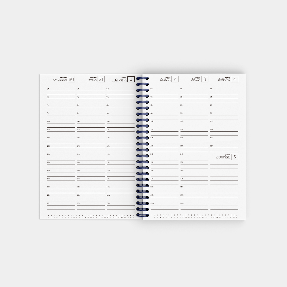 Miolo de Agenda Semanal