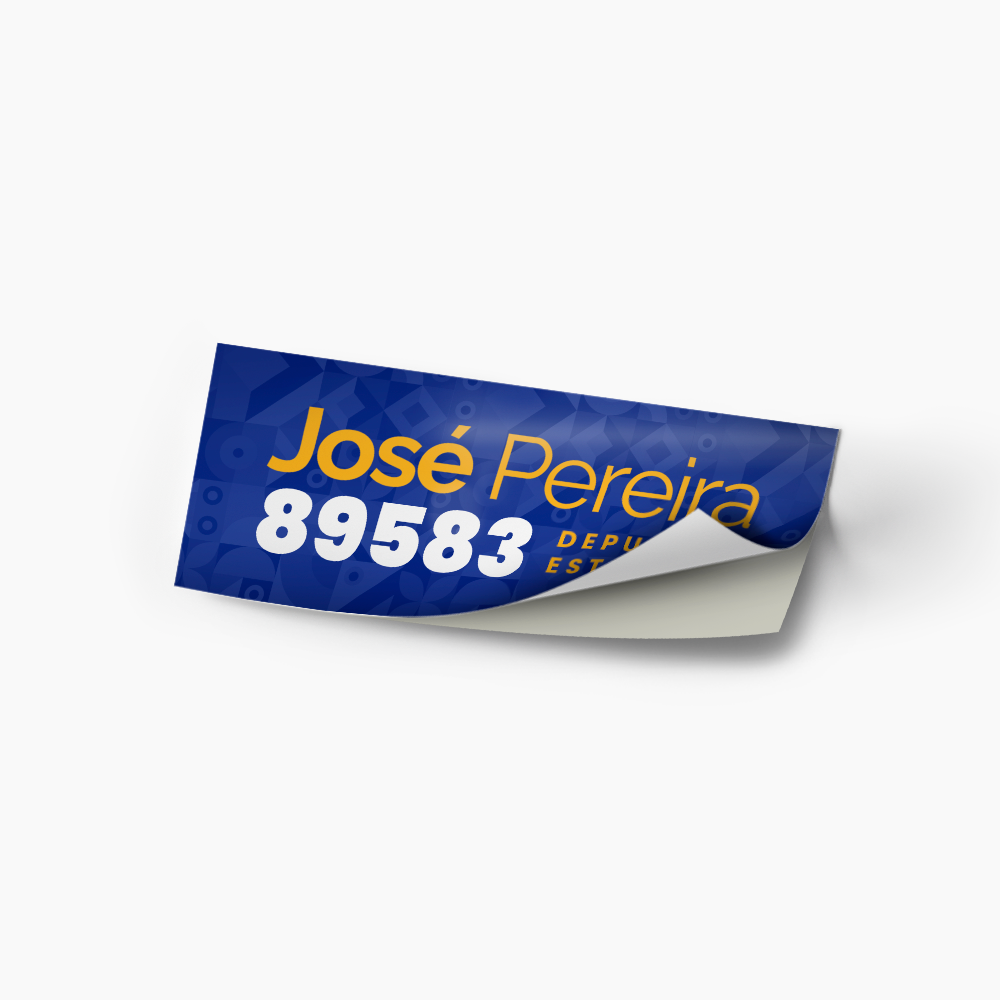 Adesivo Para-choque Eleição