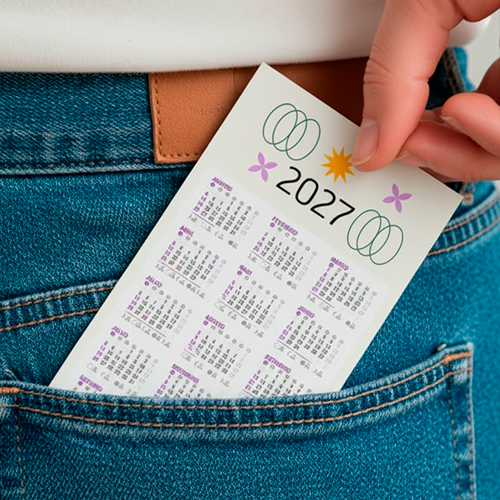 Calendário de Bolso