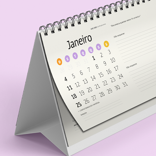 Calendário de Mesa