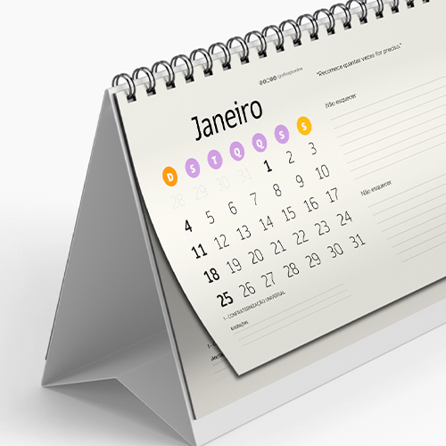 Calendário de Mesa