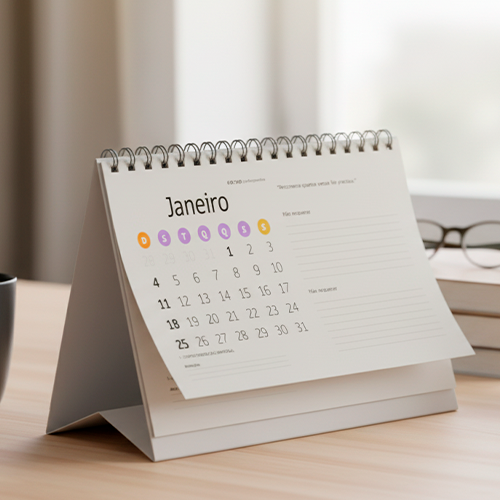 Calendário de Mesa