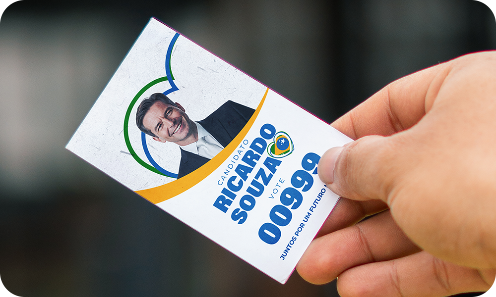 Cartão Colinha Político