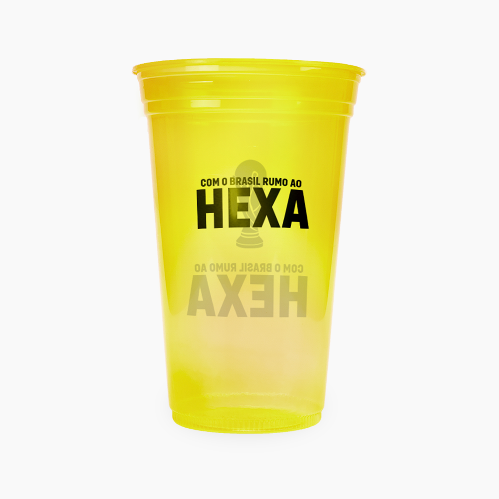 Copo Neon Amarelo