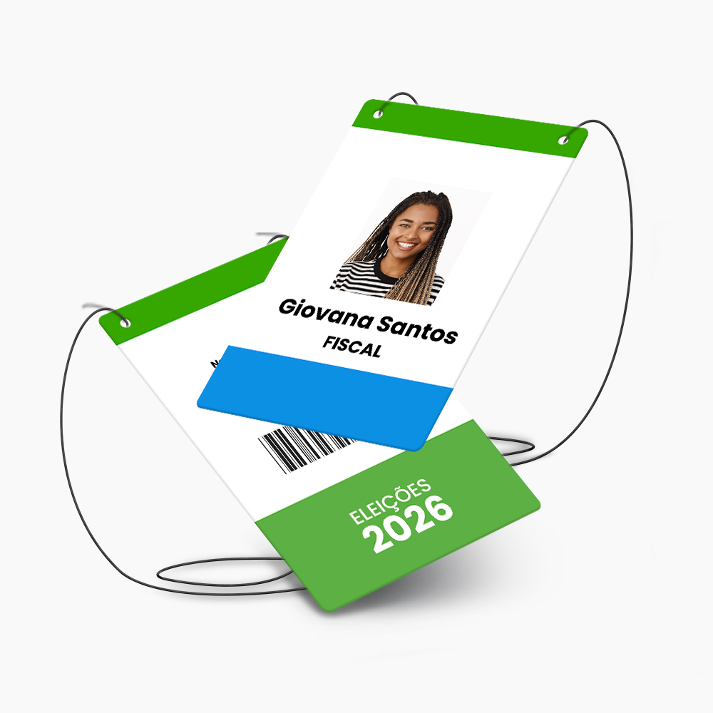 Crachá para Delegado e Fiscal