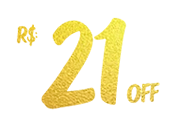 21 reais de desconto