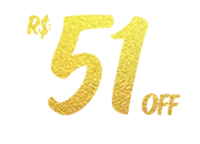 51 reais de desconto