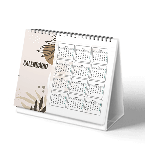 Calendário de Mesa Personalizado