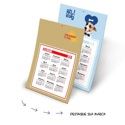 Calendário de Parede Personalizado