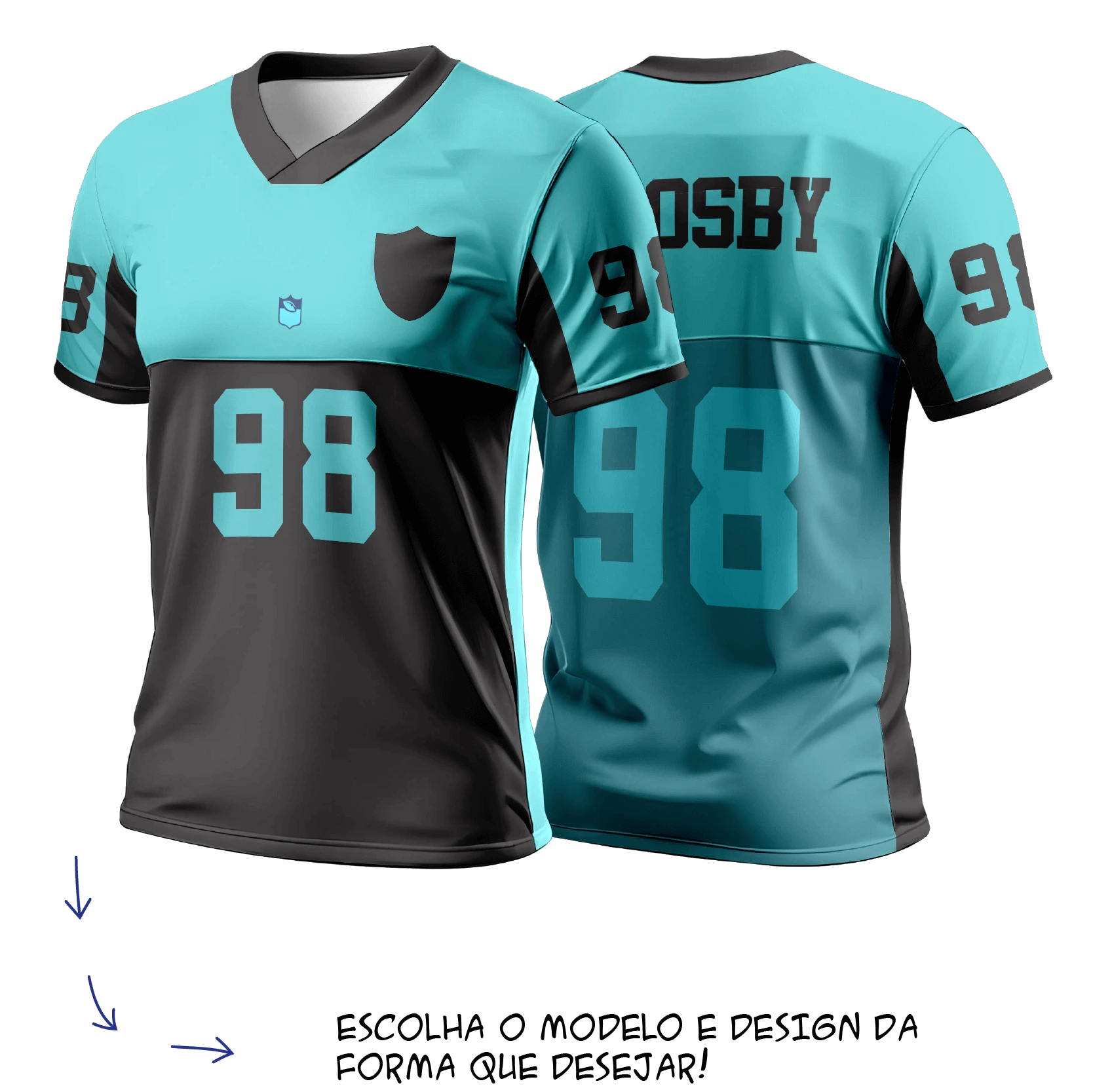 Camisa de futebol americano da FuturaIM