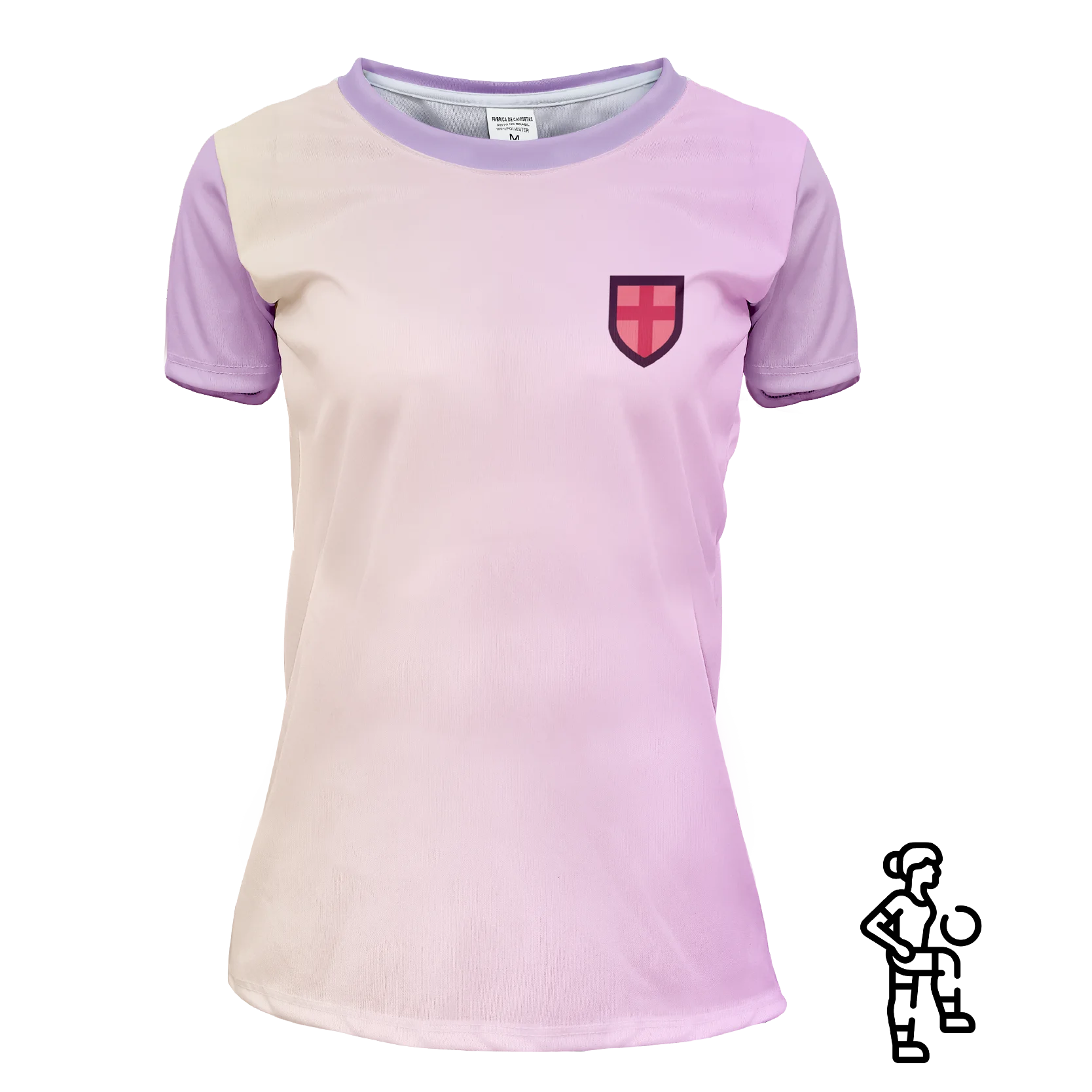 Camisa de futebol feminina Asas