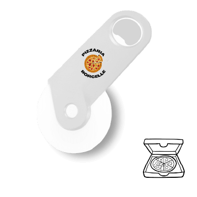 Cortador de pizza personalizado