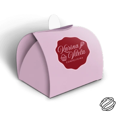 Embalagem para trufas personalizada