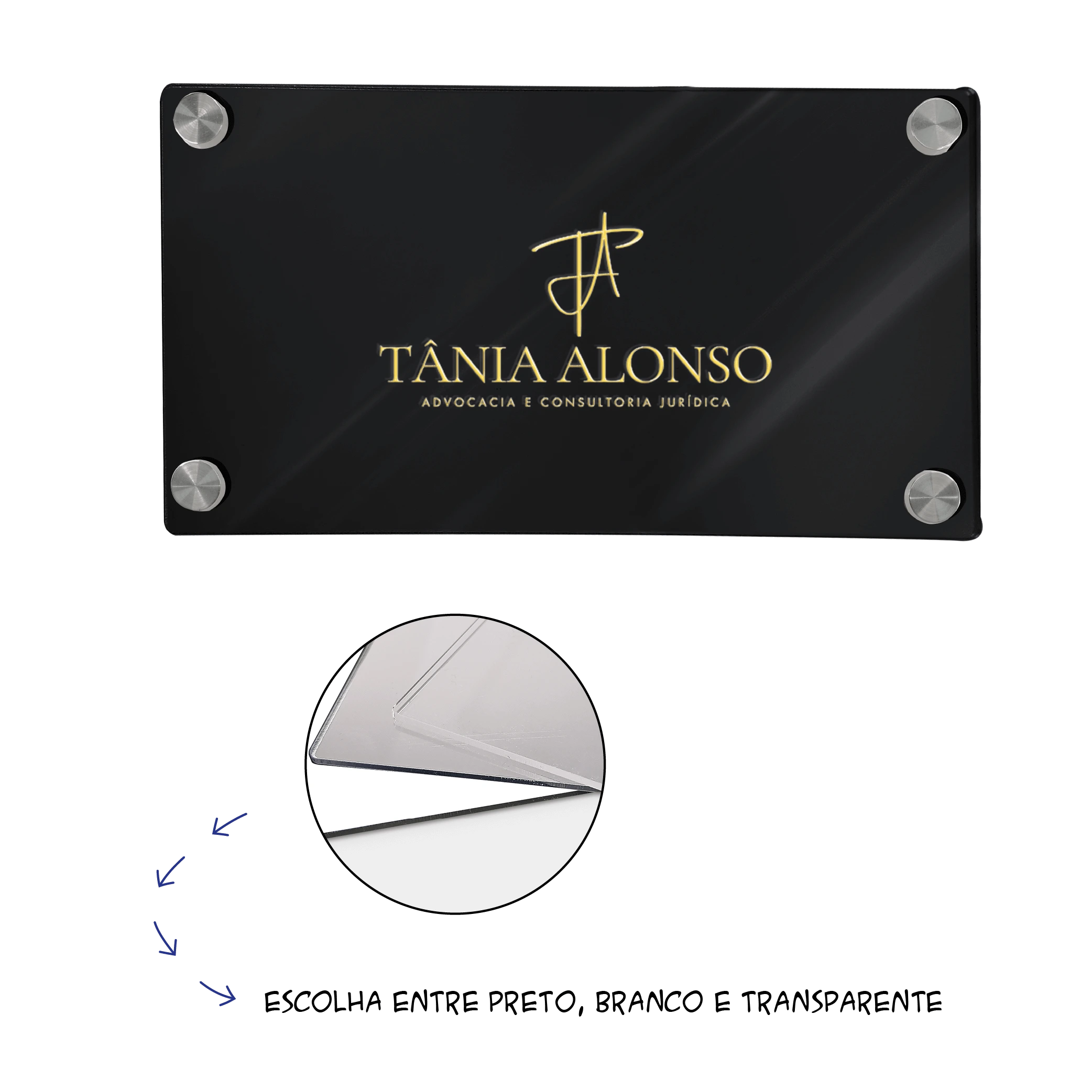 Placa de Acrílico Personalizada