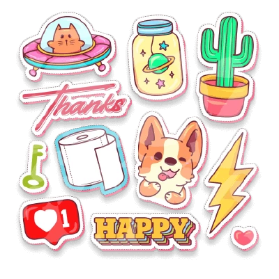 Adesivo sticker personalizado para empresas