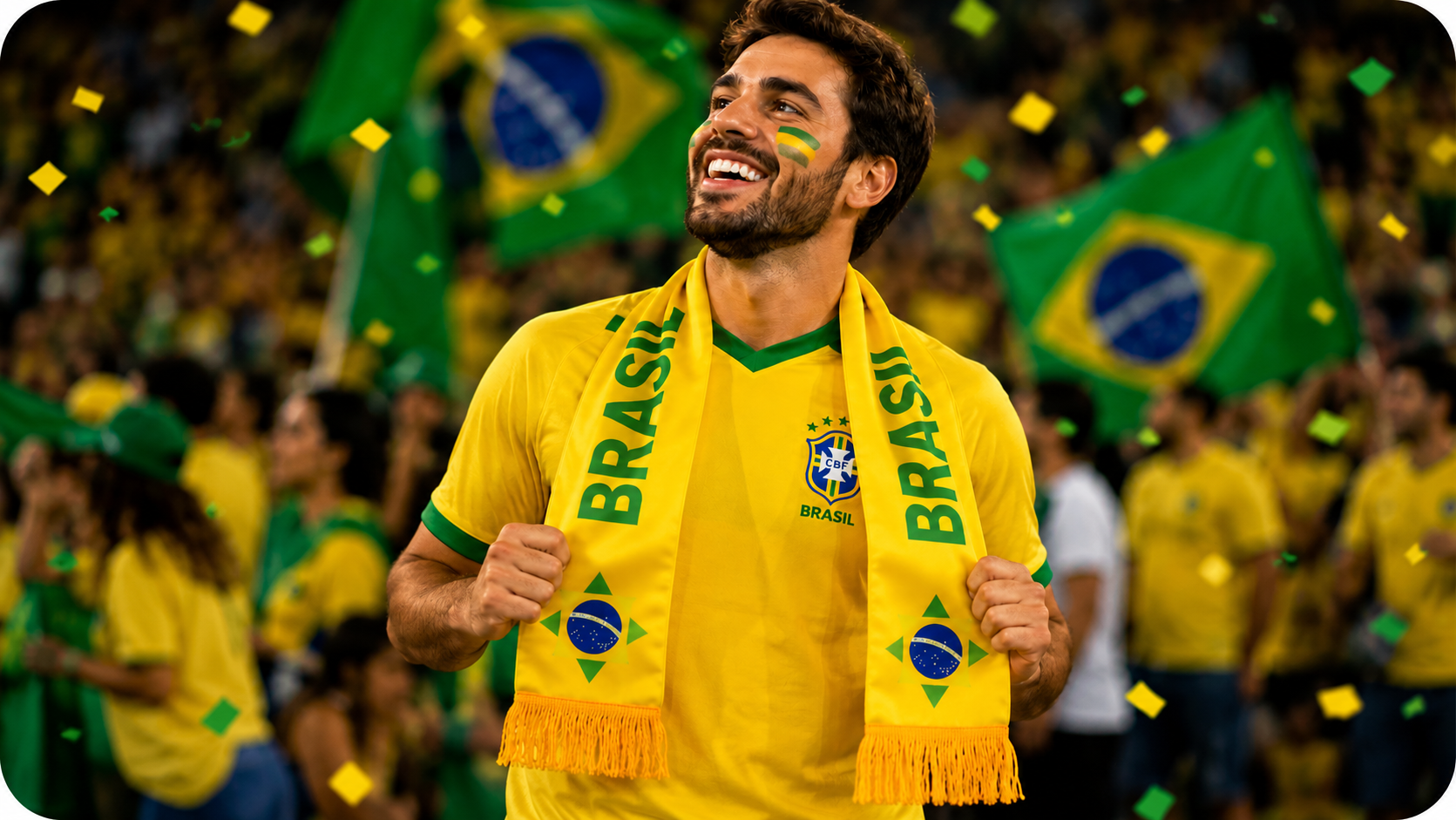 Faixa Cachecol Copa Personalizada