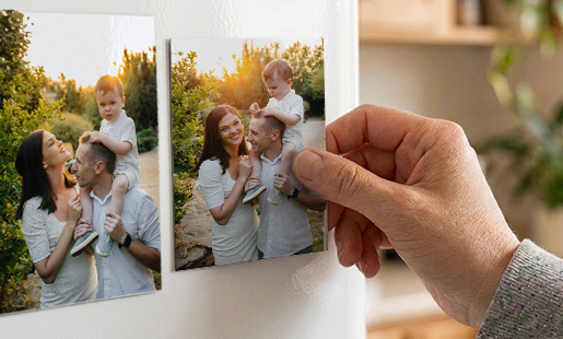 Foto ímã de geladeira personalizado com fotografia