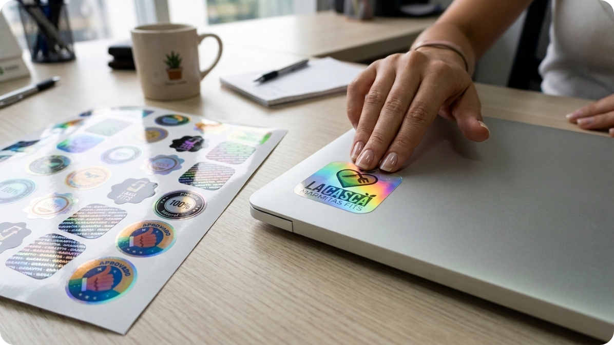 Adesivo Holográfico Personalizado