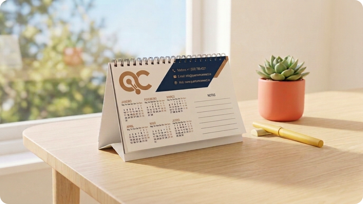 Calendário de Mesa Personalizado