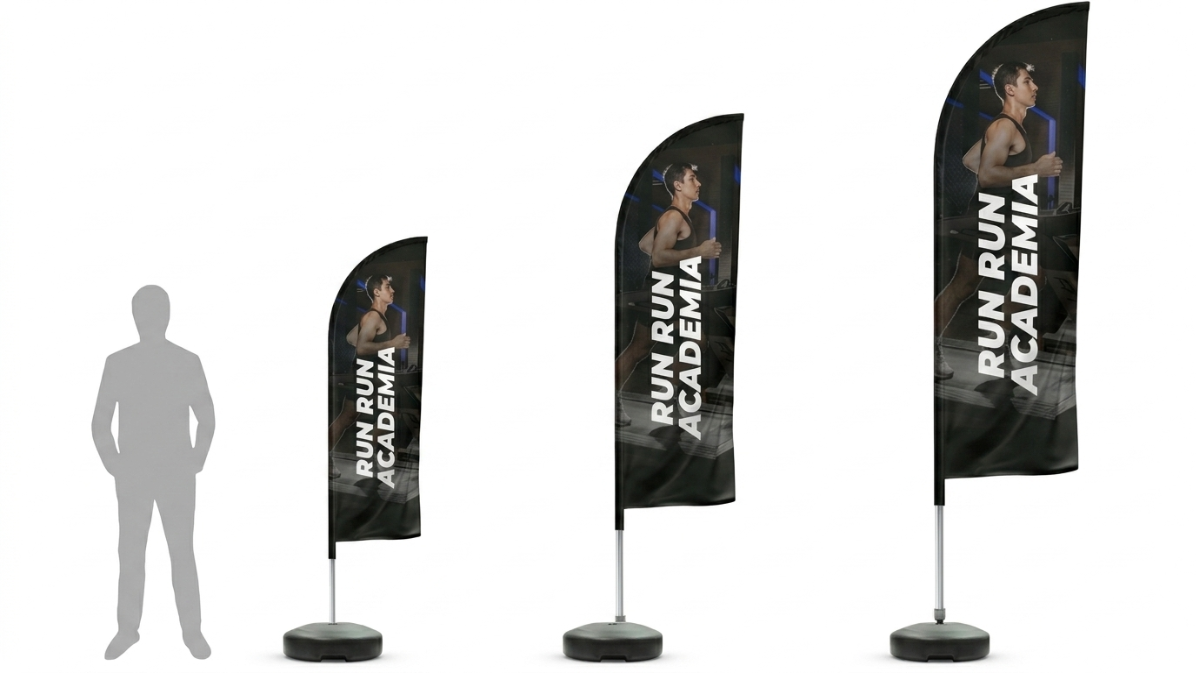 Wind Banner Kit Completo Personalizado