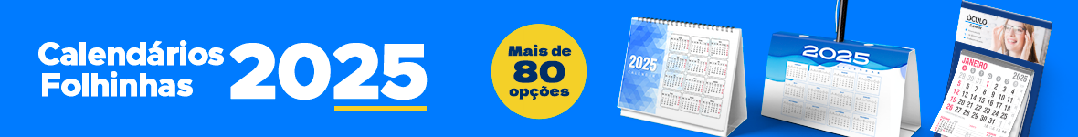 Calendário 2025 Banner