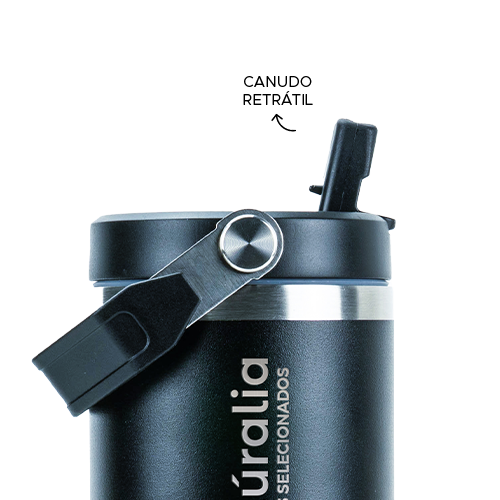 Garrafa Térmica Flip Straw 900ml