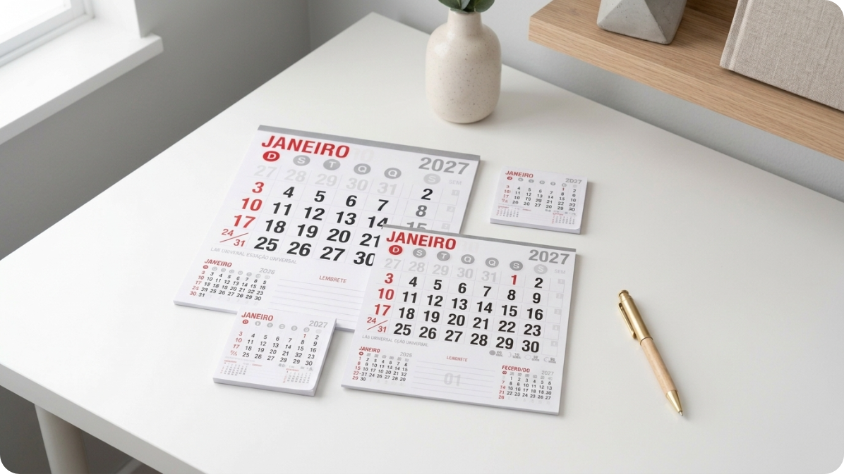 Calendário 2027
