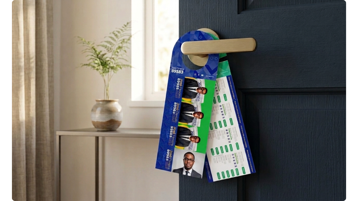 Colinha Aviso de Porta Eleições