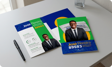 Jornal Informativo 4 Páginas para Eleições