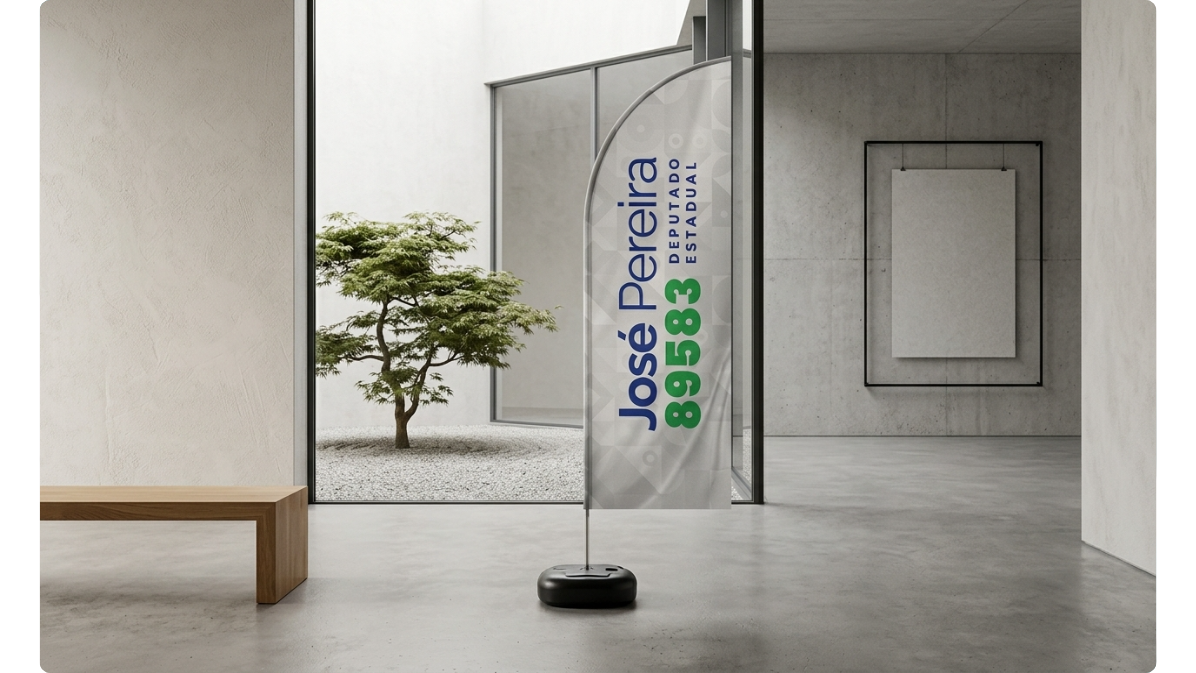 Wind Banner para Campanhas Eleitorais