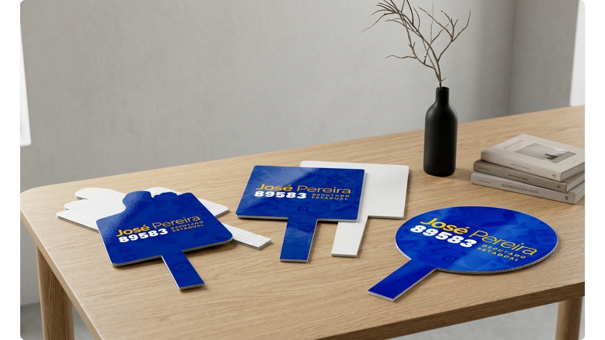 Placa Pirulito de Mão Personalizada
