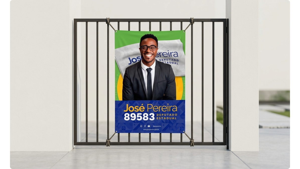 Placa de Residência para Eleição