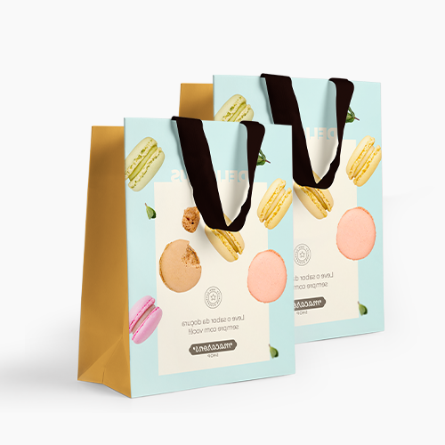 Sacolas de papel duplex