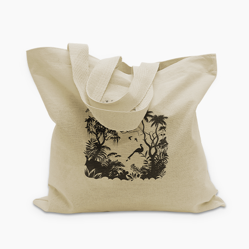 Ecobag em algodão cru