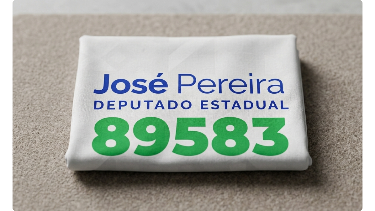 Tecido para Wind Banner Eleições