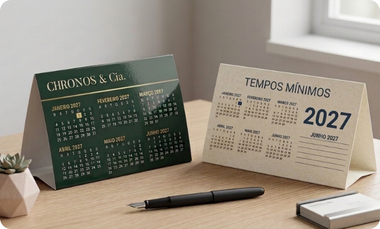 Calendário de Mesa Postal