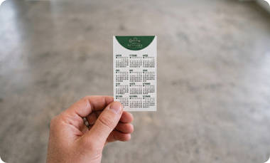 Calendário de Bolso Personalizado