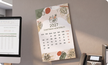Calendário de Parede 2027